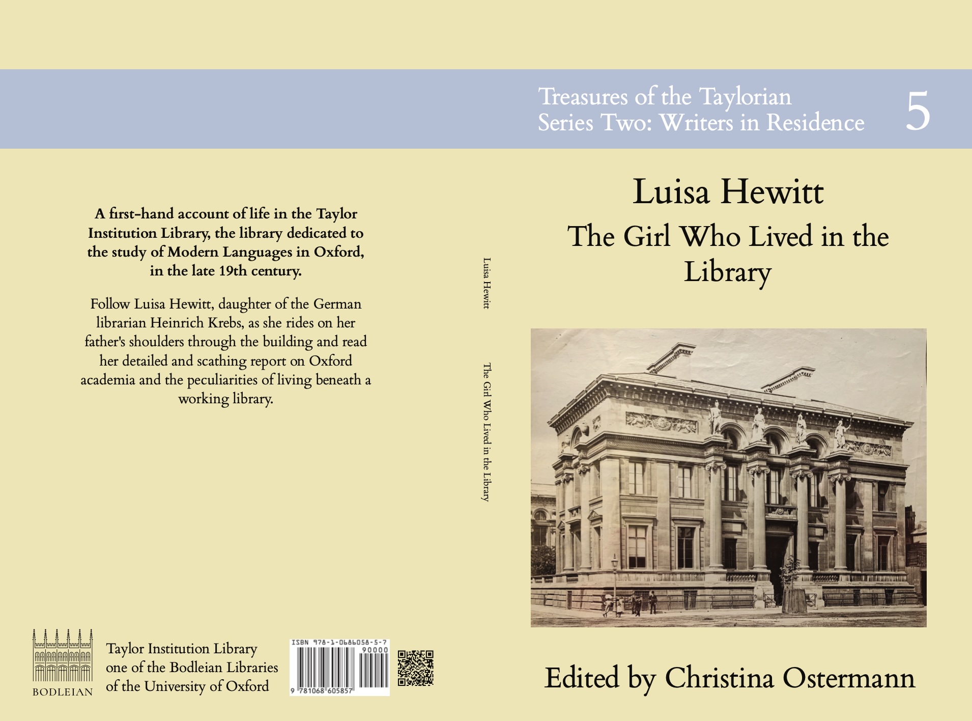 Cover of Luisa Hewitt's memoirs, edited as part of the Taylor Editions